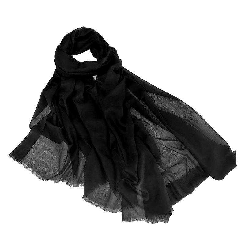one piece of blank featherlight cashmere scarf