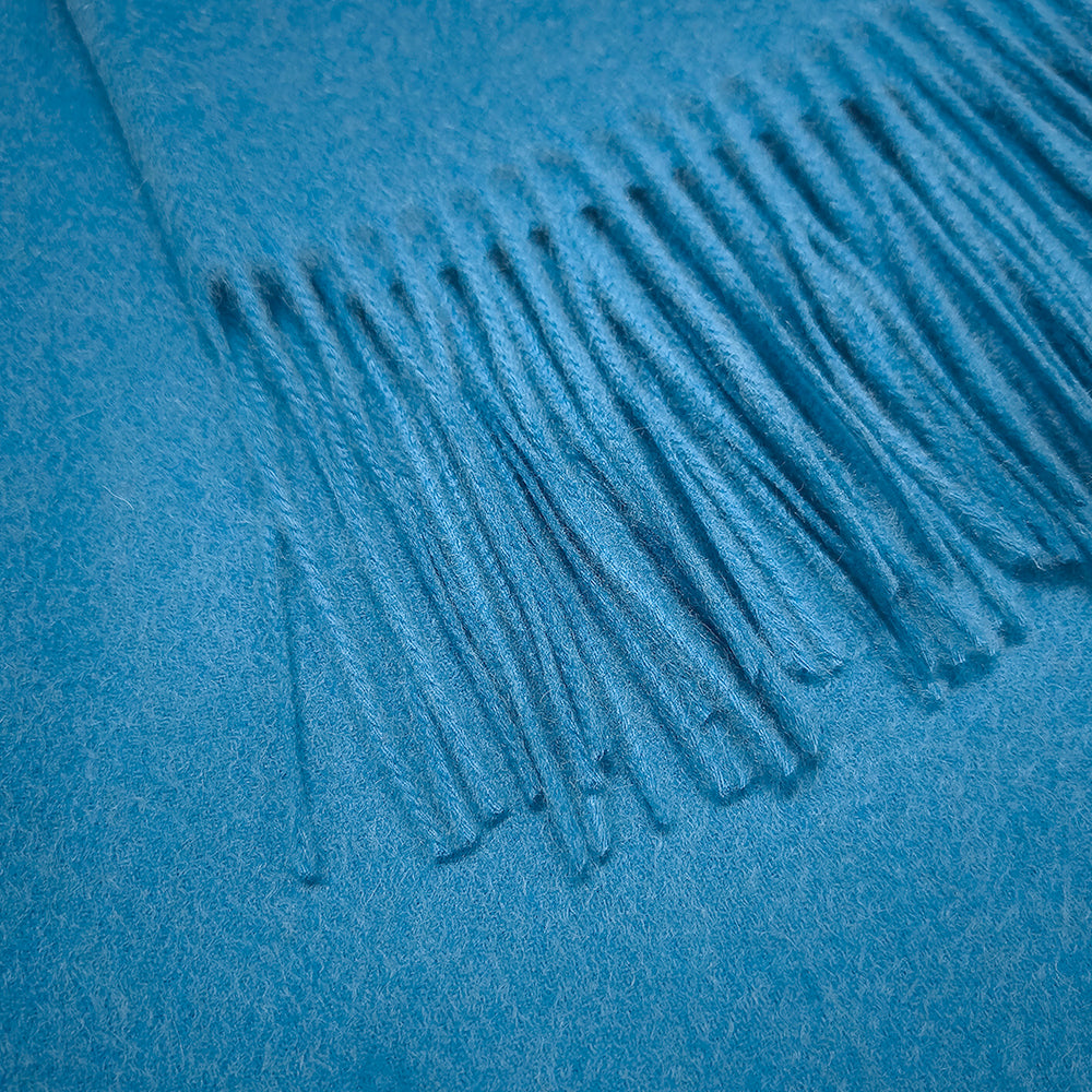 Blue Cashmere Wrap for Women