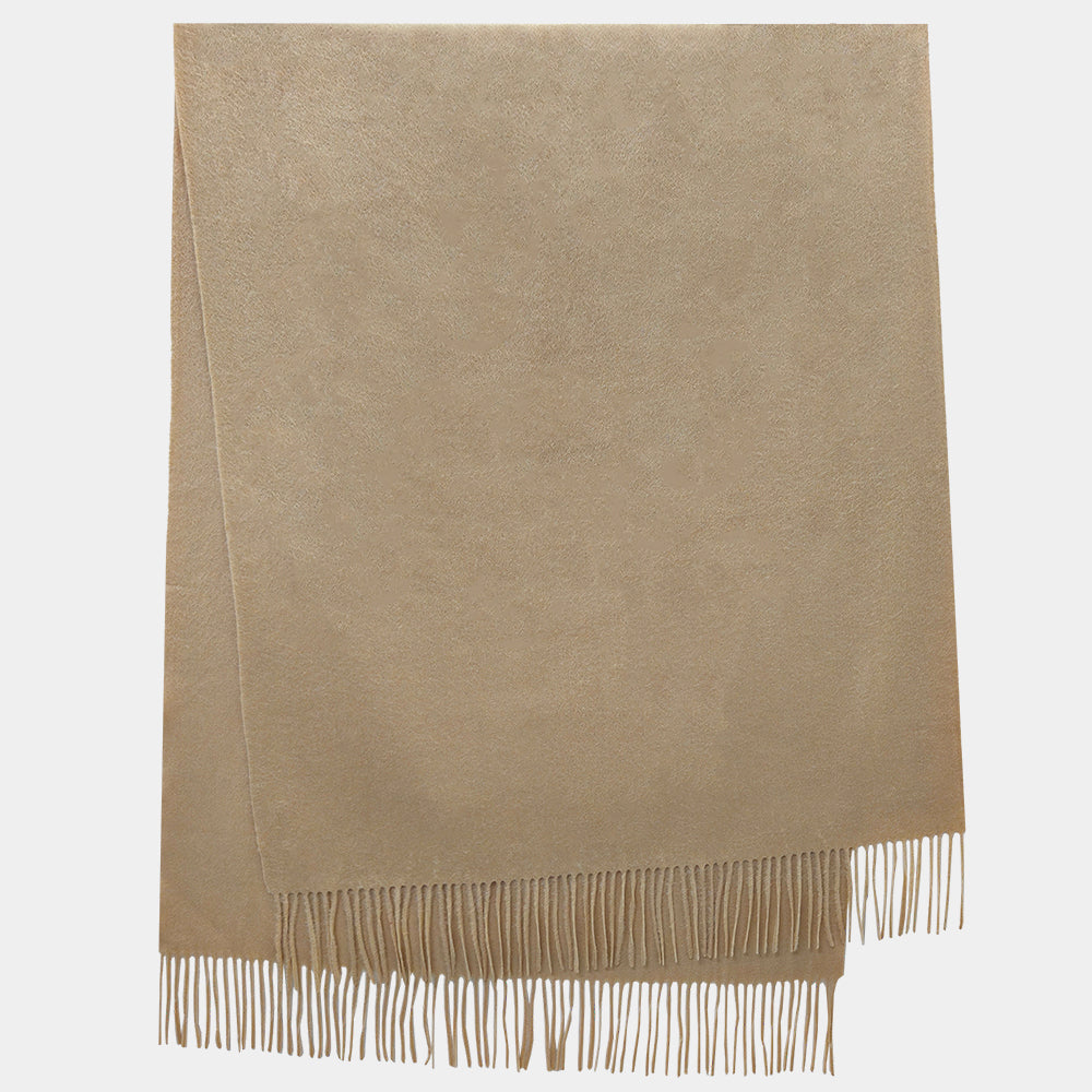 Camel Cashmere Wrap for Women