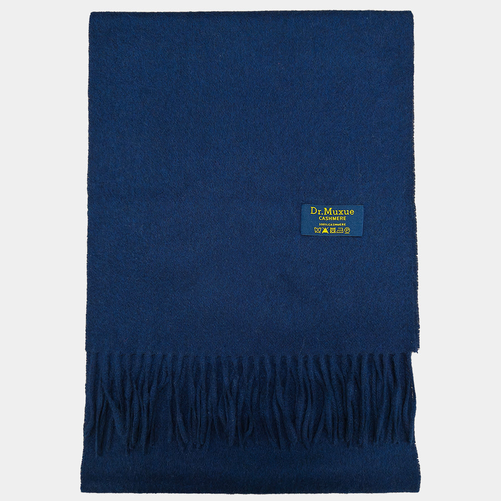 Cashmere Scarf Women Blue Shawl