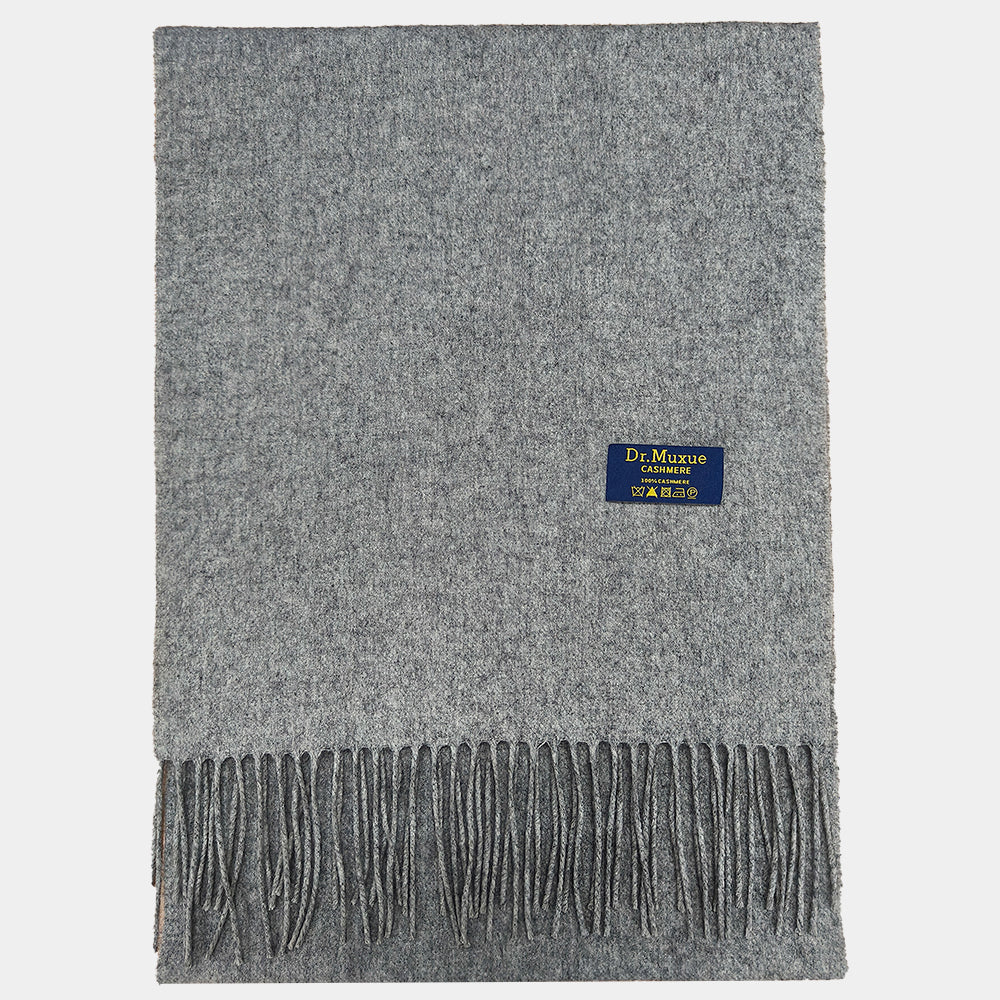 Grey Cashmere Scarf Womens