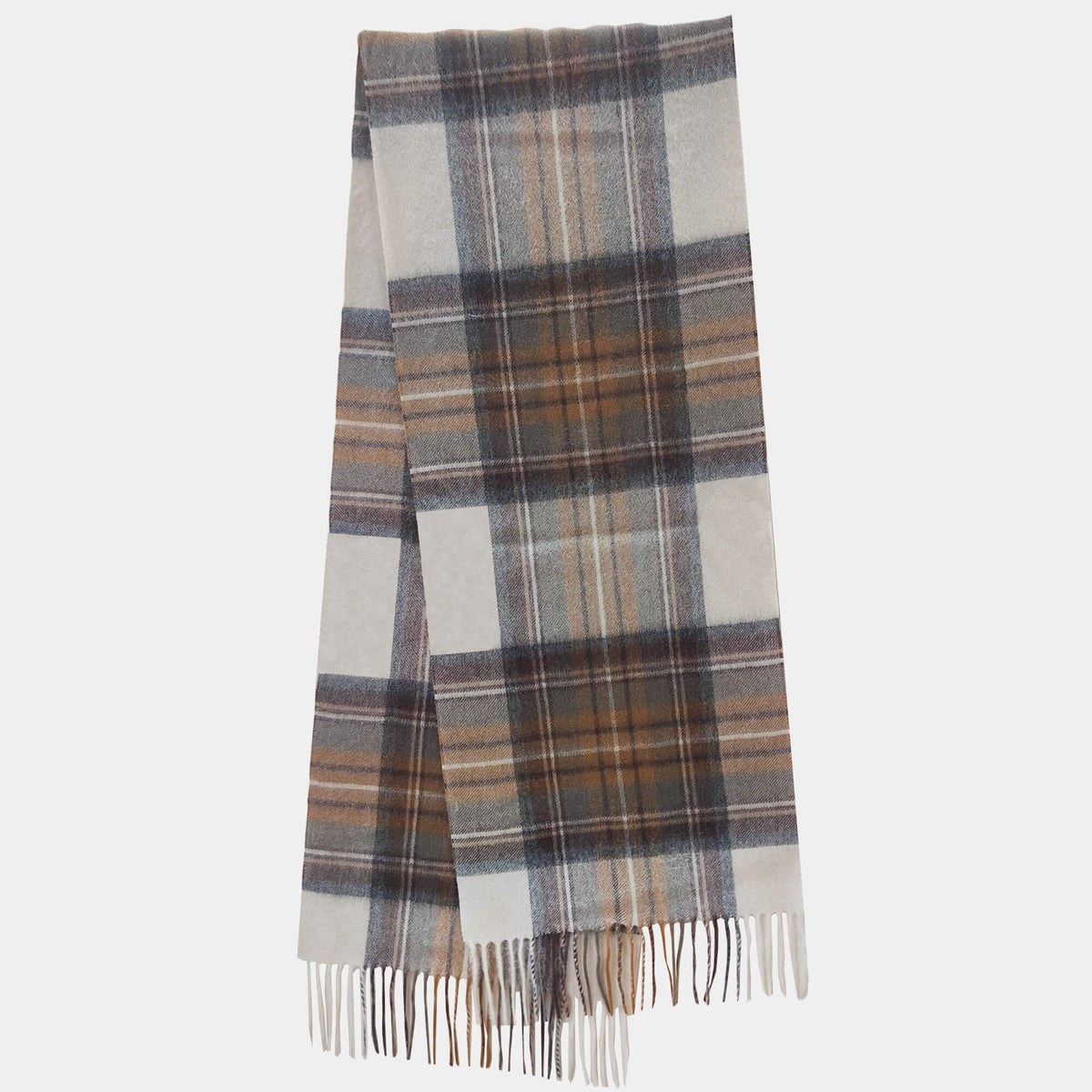 Mens Cashmere Scarf Plaid Fashion