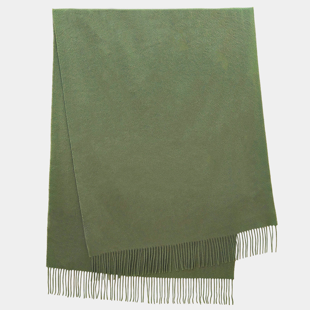 Green Cashmere Wrap for Women