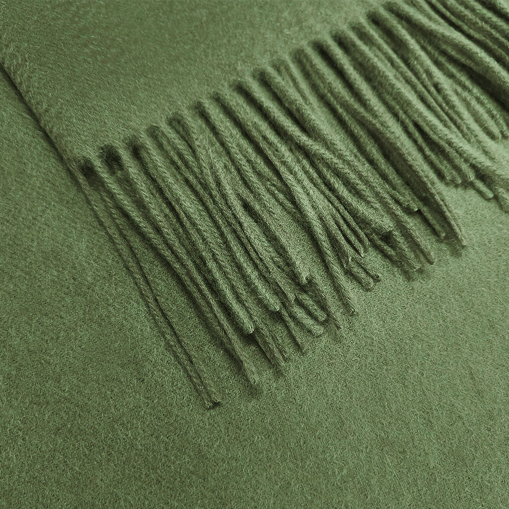 Green Cashmere Wrap for Women