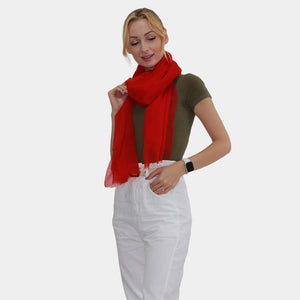 lightweight cashmere scarf one women wear it