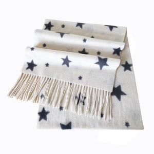 star cashmere scarf women