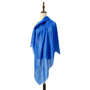 the whole look of blue scarf
