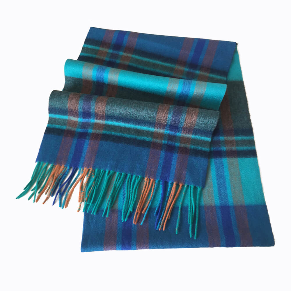 green cashmere scarf women