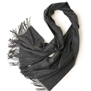 grey cashmere scarf women