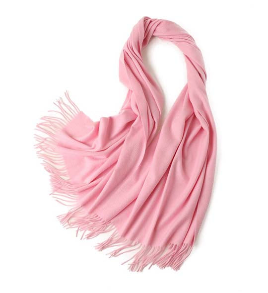 pink cashmere scarf women