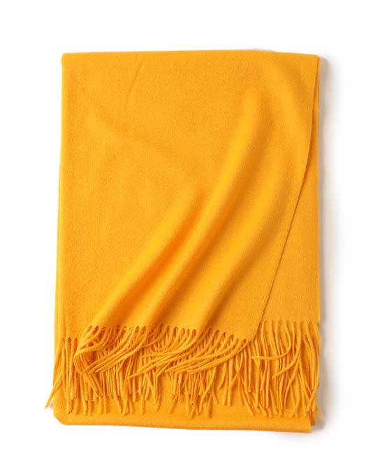 cashmere scarf yellow