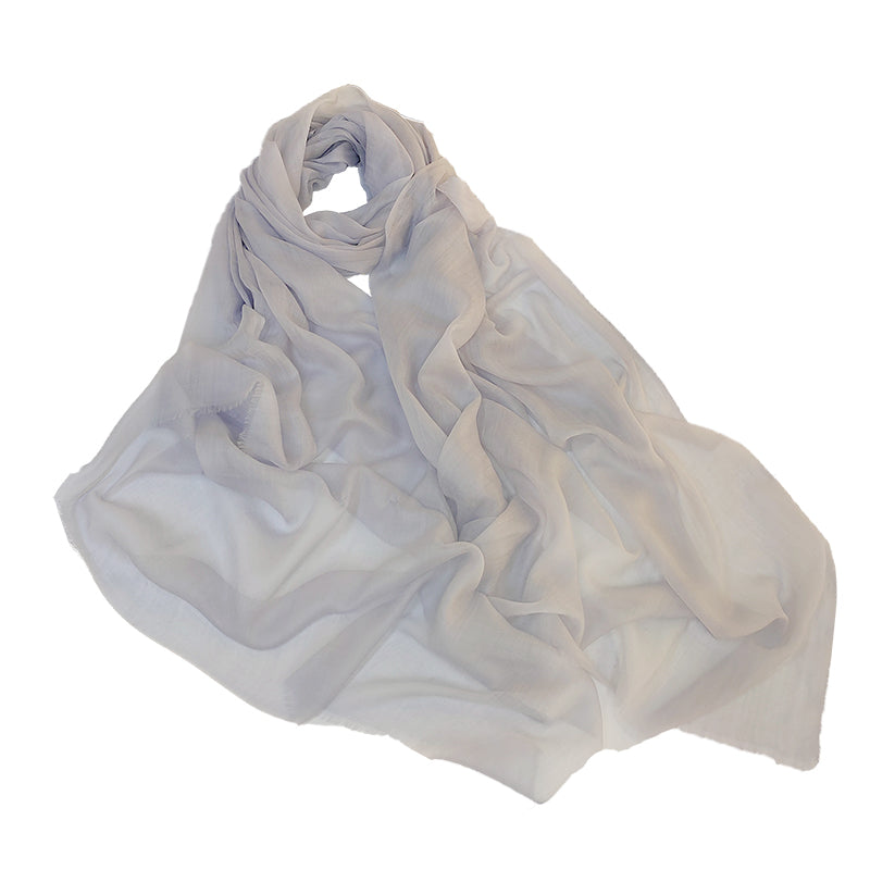featherlight grey scarf for women