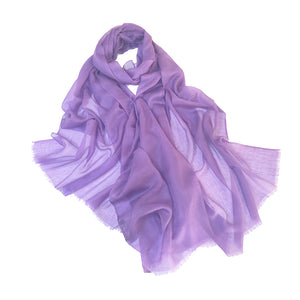 one piece of light purple scarf