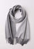 grey cashmere scarf women