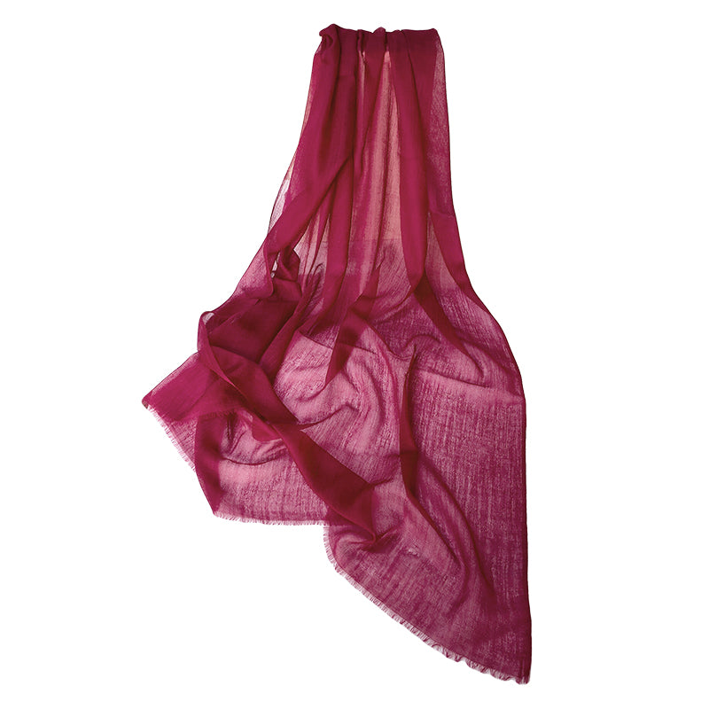 Red Lightweight Cashmere Scarf Women