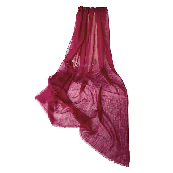 Dr. Muxue Light Pink Lightweight Cashmere Scarf Shawl