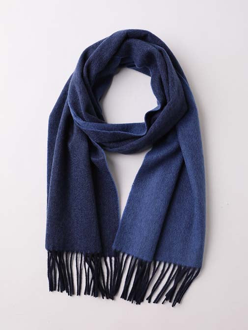 bule cashmere scarf women