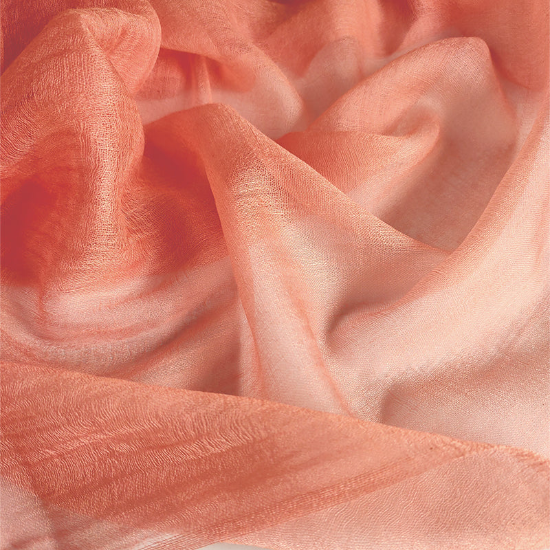 Featherlight Pink Cashmere Scarf