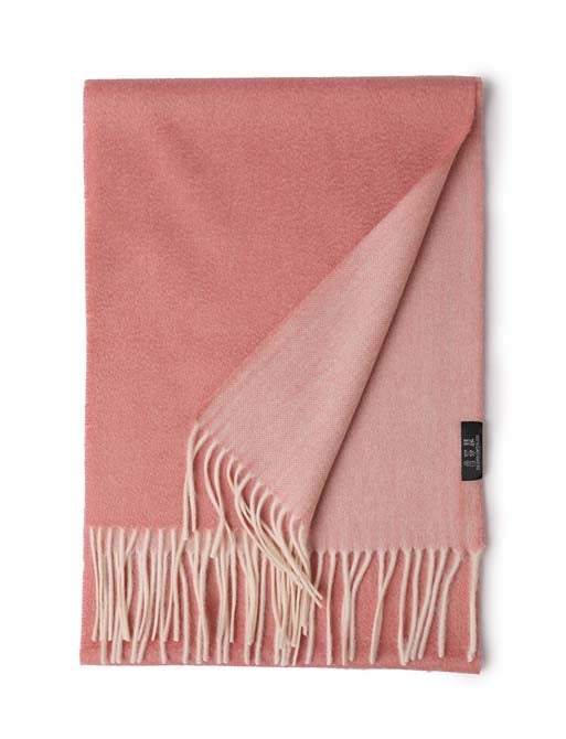 cashmere scarf women in pink plain
