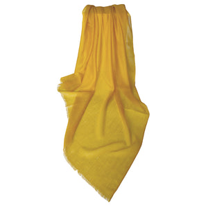 yellow cashmere wrap for women